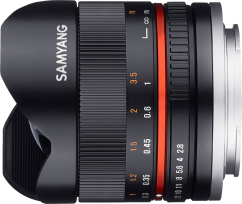 Samyang 8mm f/2,8 UMC Fish-eye II černý pro Sony E