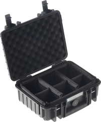 B&W Outdoor Cases BW Outdoor Cases Type 1000 / Black (divider system)