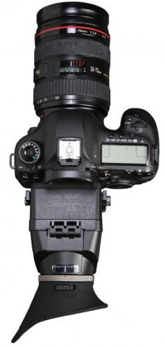 GGS Swivi S3 LCD Displaylupe und Ausklappbarer Sucher für DSLR Kamera, 3-3,2“ LCD 3:2/4:3