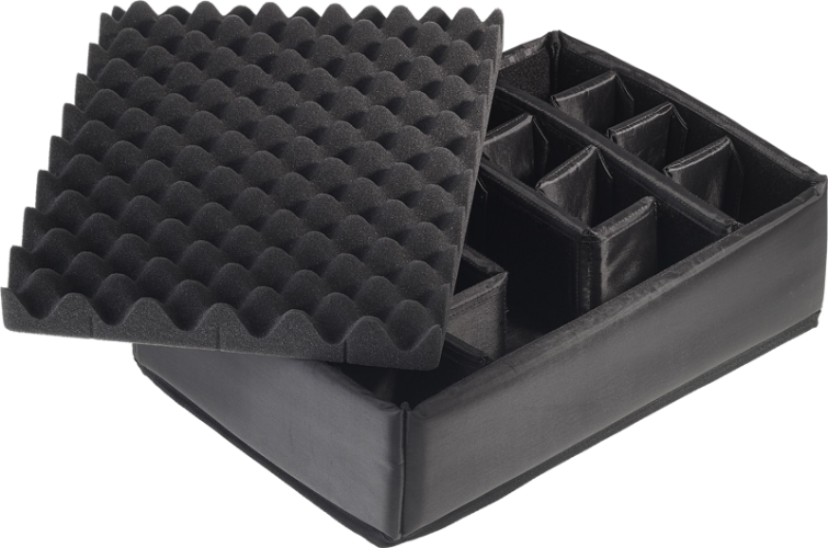 B&W Outdoor Koffer Typ 5000 mit Einteilung Orange