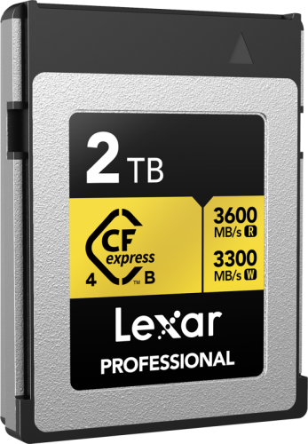 Lexar CFexpress 4.0 Pro Gold R3600/W3300 2TB