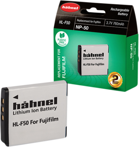 Hähnel HL-F50, Fujifilm NP-50, 760 mAh, 3.7V