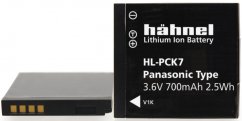 Hähnel HL-PCK7, Panasonic DMW-BCK7E, 3.6V 700mAh, 2.5Wh