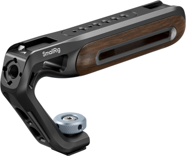 SmallRig 5250 Wooden Top Handle with Cold Shoe Mount