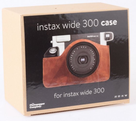 Fujifilm INSTAX wide 300 kožené pouzdro hnědé