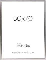 Focus Can-Can Shiny Silver 50x70