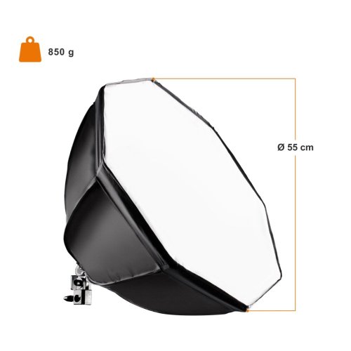 Walimex pro LED 35W Oktagon Ø55 cm Denní světlo 5 000 K