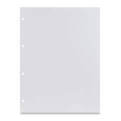 Hama fotokartón, 23,3 x 31 cm, dierovaný, 25 listov, biela