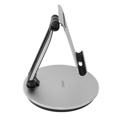 Držák na tablet Hama, pro úhlopříčku 7-12,9" (17,78-32,76 cm), hliník, stříbrný
