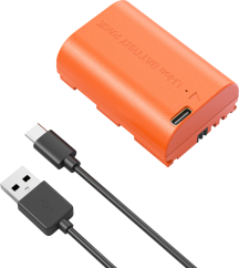 SmallRig 4968 LP-E6NH USB-C Rechargeable Camera Battery Orange