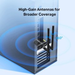 Sieťová karta TP-Link Archer TX50E WiFi 6, Bluetooth, 574Mbps 2,4GHz/ 2402Mbps 5GHz, PCI-e