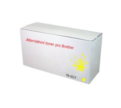 Toner TN-421Y (TN421Y) Premium kompatibilní pro Brother, žlutý (1800 stran za minutu)