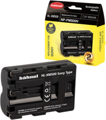 Hähnel HL-XM500, Sony NP-FM500h, 1640 mAh, 7.2V