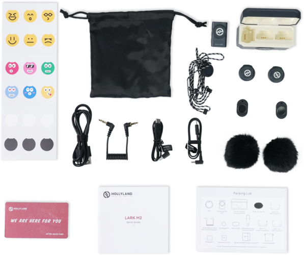 Hollyland Lark M2 Camera - Wireless Lavalier Microphone (Duo,ShineCharcoal) Hollyland Lark M2 Camera - Wireless Lavalier Microphone (Duo,ShineCharcoal)
