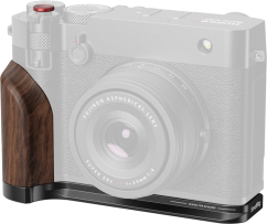 SmallRig 5266 L-Shape Mount Plate with Wooden Handle for FUJIFILM GFX100RF Black