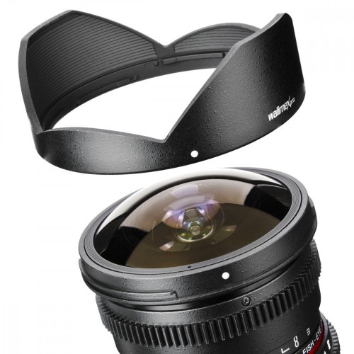 Walimex pro 8mm T3.8 Fisheye II Video APS-C Lens for Sony A