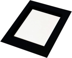 Focus Passepartout 50x70/40x50 Black w. black core