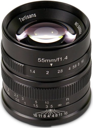 7Artisans 55mm f/1,4 pro Canon EF-M
