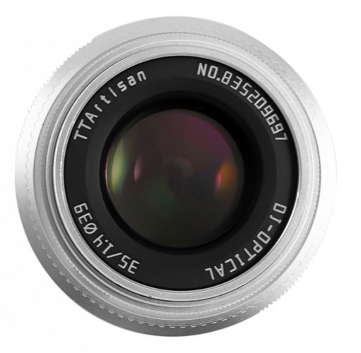 TTArtisan 35mm f/1,4 (APS-C) Silber für Nikon Z