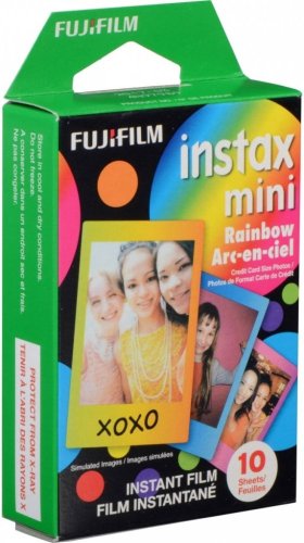 Instantní film Fujifilm Barevný film Instax mini RAINBOW 10 fotografií