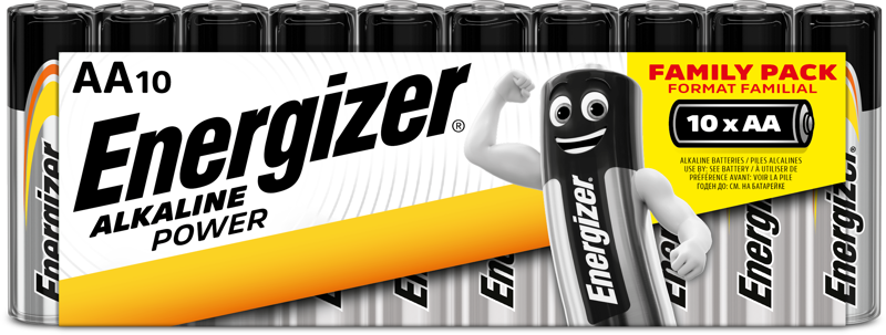 Energizer Power AA 10 pack Tray