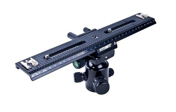Makro sáňky, nastavitelná ližina 250 mm