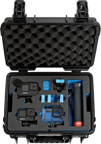 B&W Outdoor Cases BW Outdoor Case Type 3000 for GoPro Hero 12 (fits even GoPro Hero 9/10/11), charge-in-case. Black B&W Outdoor Cases BW Outdoor Case Type 3000 for GoPro Hero 12 (fits even GoPro Hero 9/10/11), charge-in-case. Black