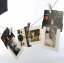 Polaroid rámečky pro fotografie 2x3″, 10 černých a bílých rámečků
