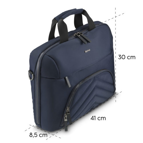 Hama Premium Lightweight, brašna na notebook, 34-36 cm (13,3"-14,1"), recyklovaný PET, tmavě modrá