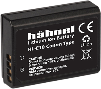 Hähnel HL-E10, Canon LP-E10, 7.4V 1080mAh, 8Wh