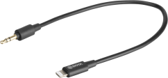 Boya BY-K1 / 3.5mm Male TRS to Male Lightning Adapter Cable (20cm)