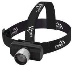 LED čelovka Cattara SCORPION 90lm ZOOM nabíjacia