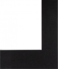Hama pasparta, fotografia 20x30 cm, rám 30x40 cm, čierna
