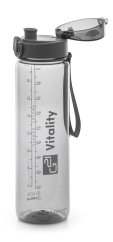 Fľaša G21 na pitie, 1000 ml, sivá