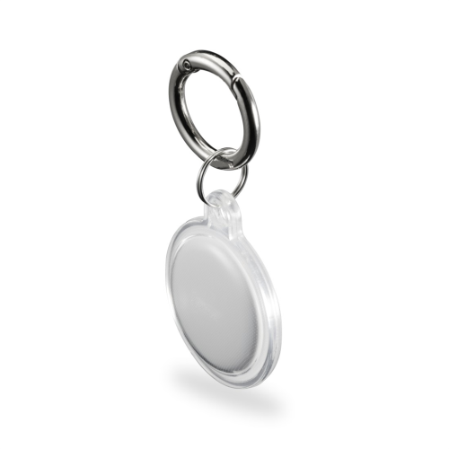 Hama Always Clear, obal na Apple AirTag, s kroužkem na klíče, průhledný