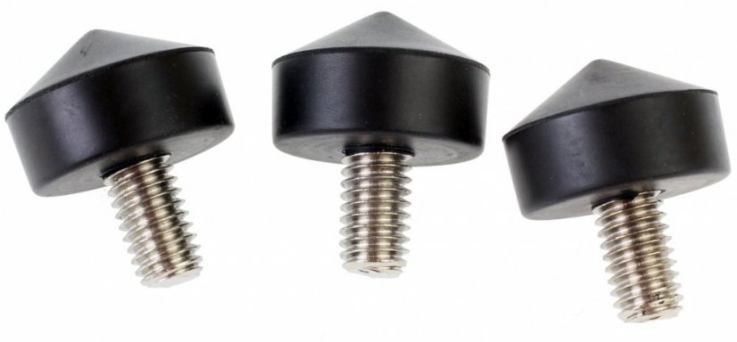 Benro Rubbered Spike 28 mm, 3/8 (3 pcs)