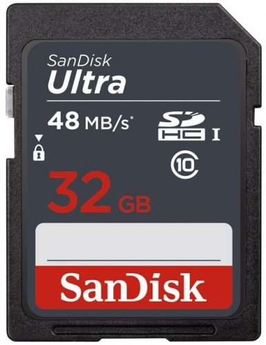 SanDisk Secure Digital SDHC 32GB Ultra 48 MB/s Class10