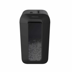 Skartovač Fellowes LX 65 P-4, Cross cut 4x40mm, 10 listov, 22l, Credit Card, čierny