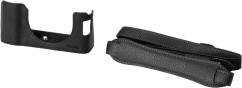 SmallRig 4700 Leather Half Case Kit for FUJIFILM X100VI (Black)