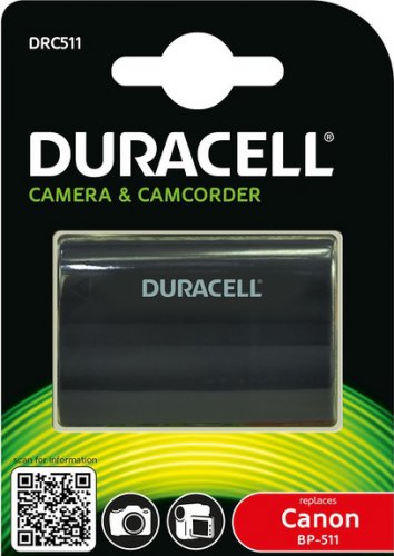 Duracell DRC511, Canon BP-511, 7.4 V, 1400 mAh