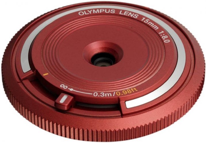Olympus M.Zuiko Digital 15mm f/8 Body Cap Lens BCL-1580 Schwarz