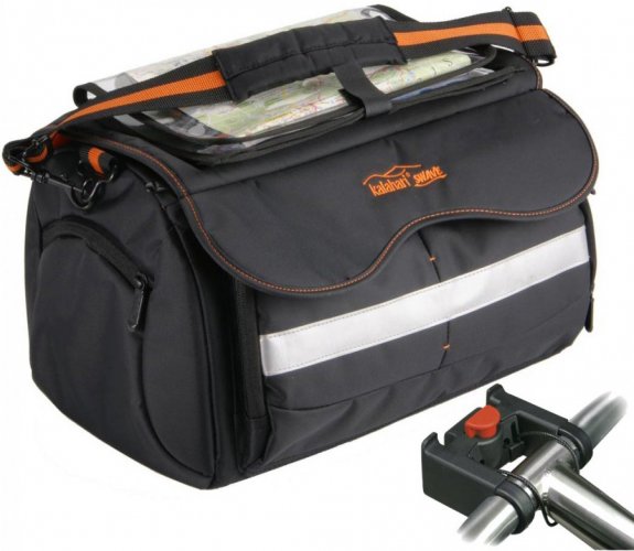 Kalahari SWAVE bike photo bag S35 + Klickfix handlebar adapter