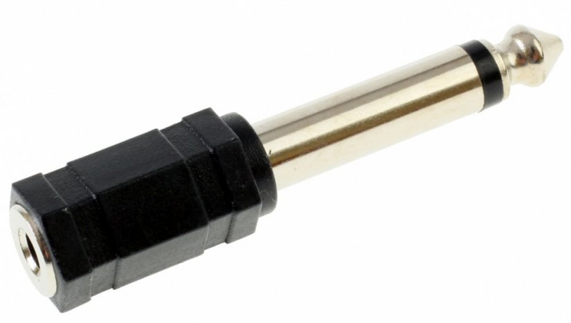 B.I.G. 3.5mm adapter to 6.3mm jack connector