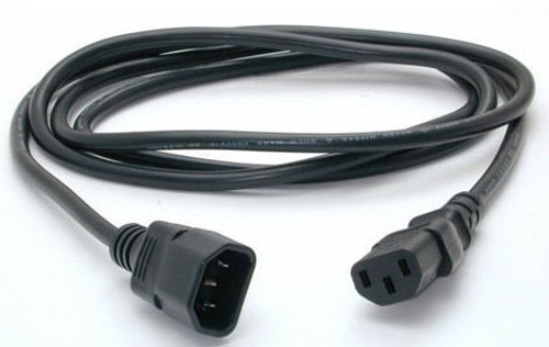 Prodlužovací kabel síťový 230V 2m, černý