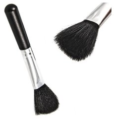 Optics cleaning brush