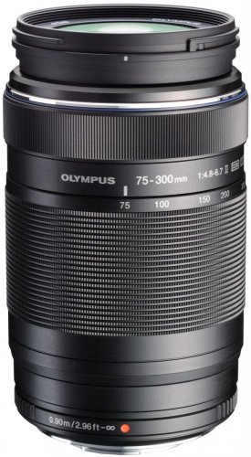 Olympus M.Zuiko Digital 75-300mm f/4,8-6,7 II ED čierny
