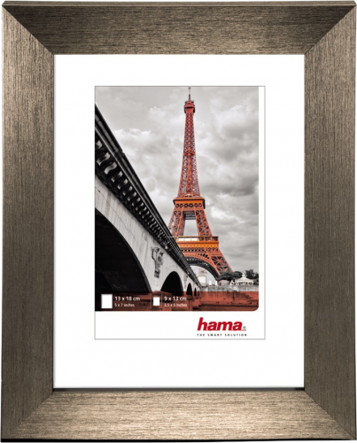 PARIS, fotografia 13x18 cm, rám 20x30 cm, oceľová