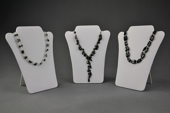 Arrangierständer weiße Kunstleder (DKPL-W)