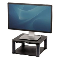 Stojan Fellowes PREMIUM pod monitor, 5 pozícií výšky, čierno-strieborný