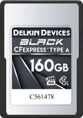 Delkin CFexpress BLACK, VPG400 (Type A) 160GB